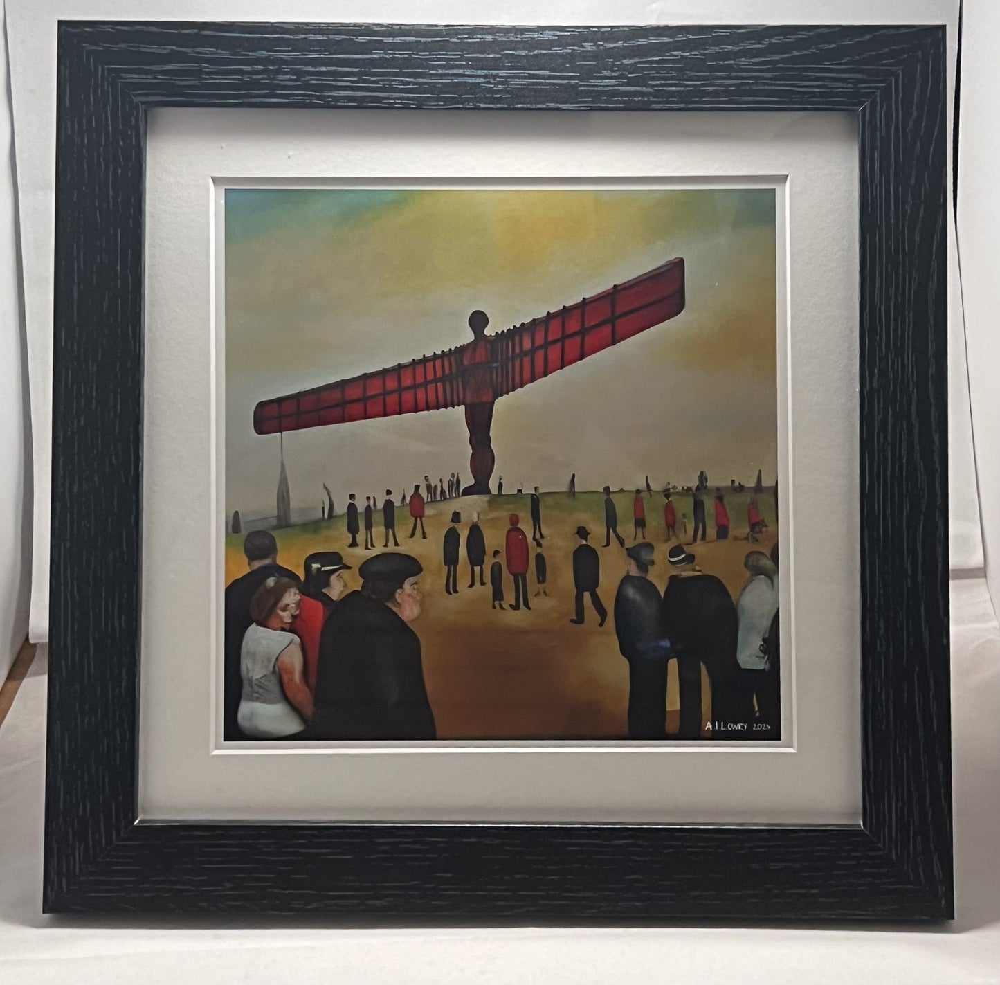 Black Ash Framed and Mounted