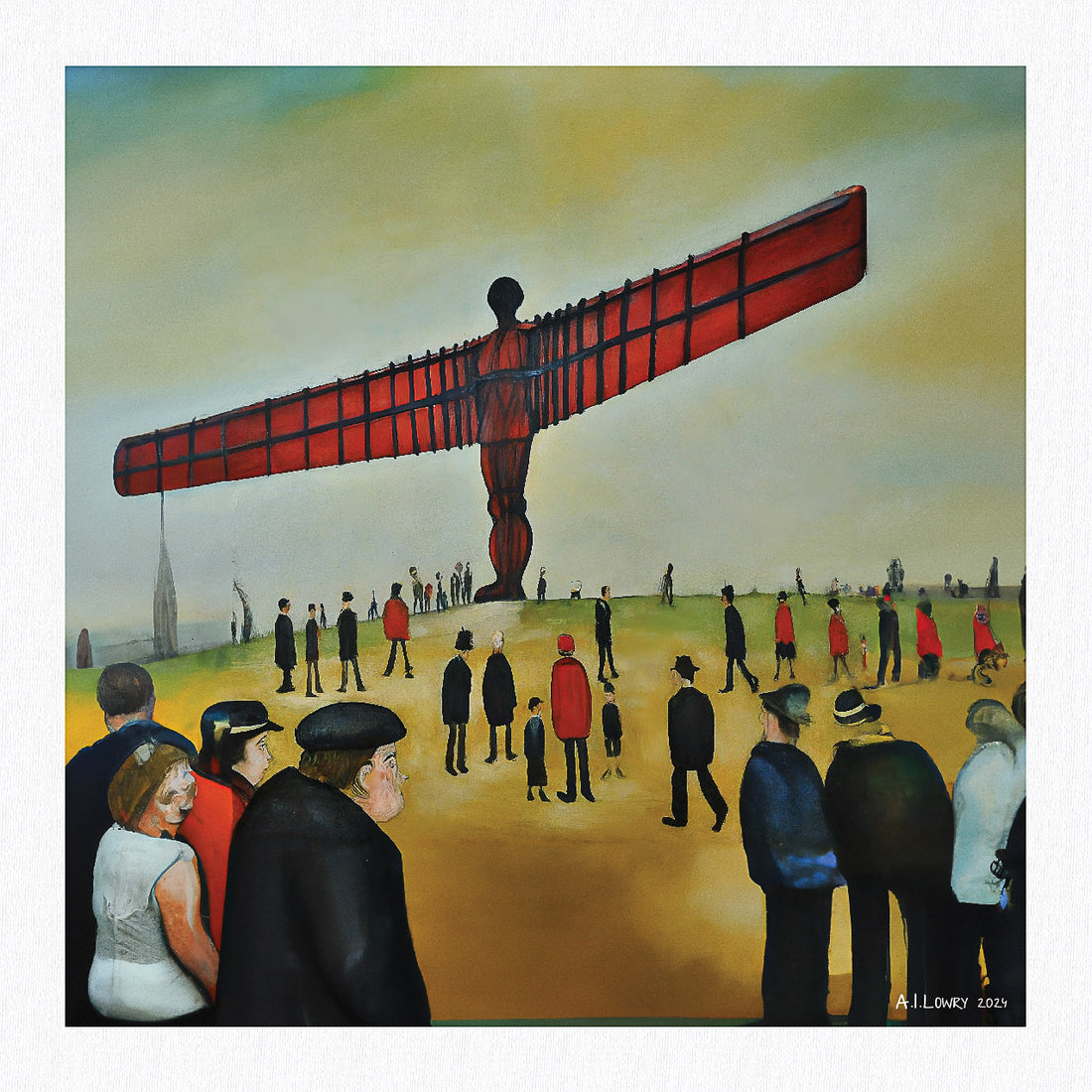 Angel Of The North Print: Icon of the North