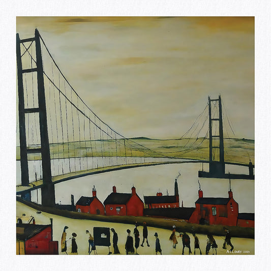 Humber Bridge Framed Print: An Engineering Marvel