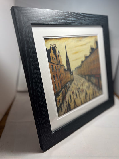 Black Ash Framed and Mounted