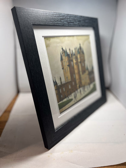 Black Ash Framed and Mounted