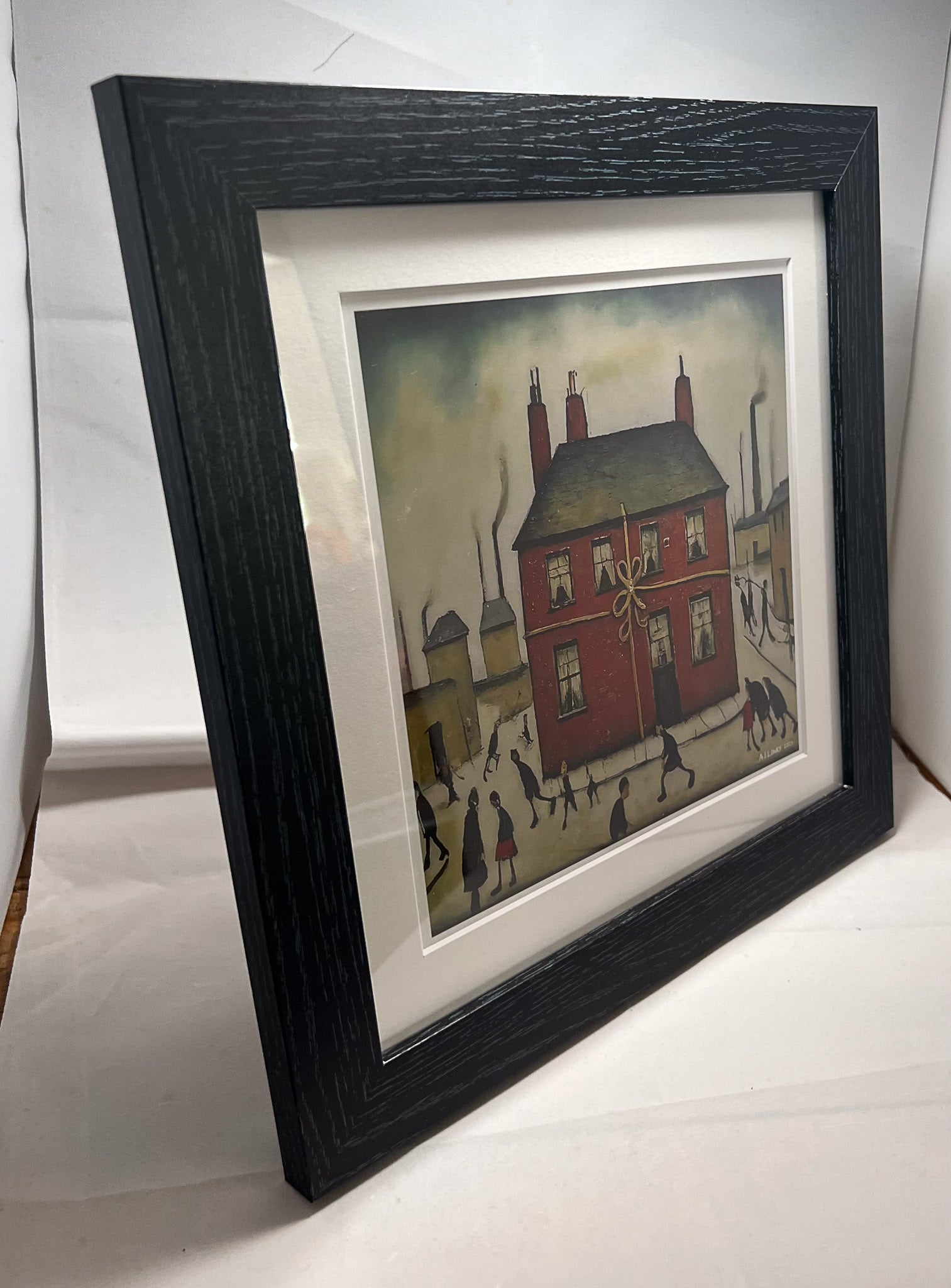 Black Ash Framed and Mounted