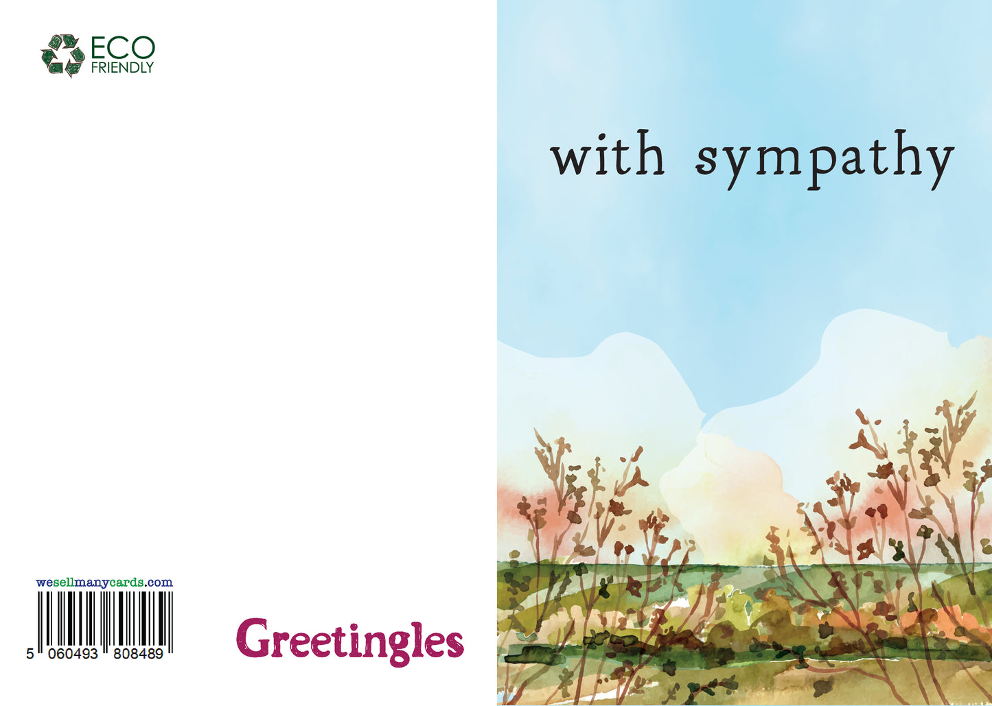 Greetingles Pack of 10 Sympathy Cards