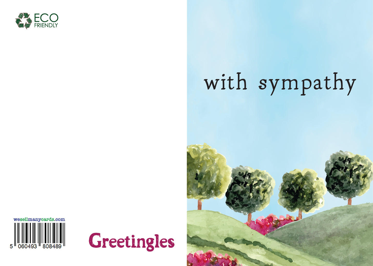 Greetingles Pack of 10 Sympathy Cards