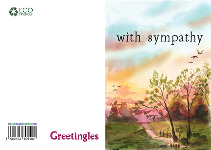 Greetingles Pack of 10 Sympathy Cards