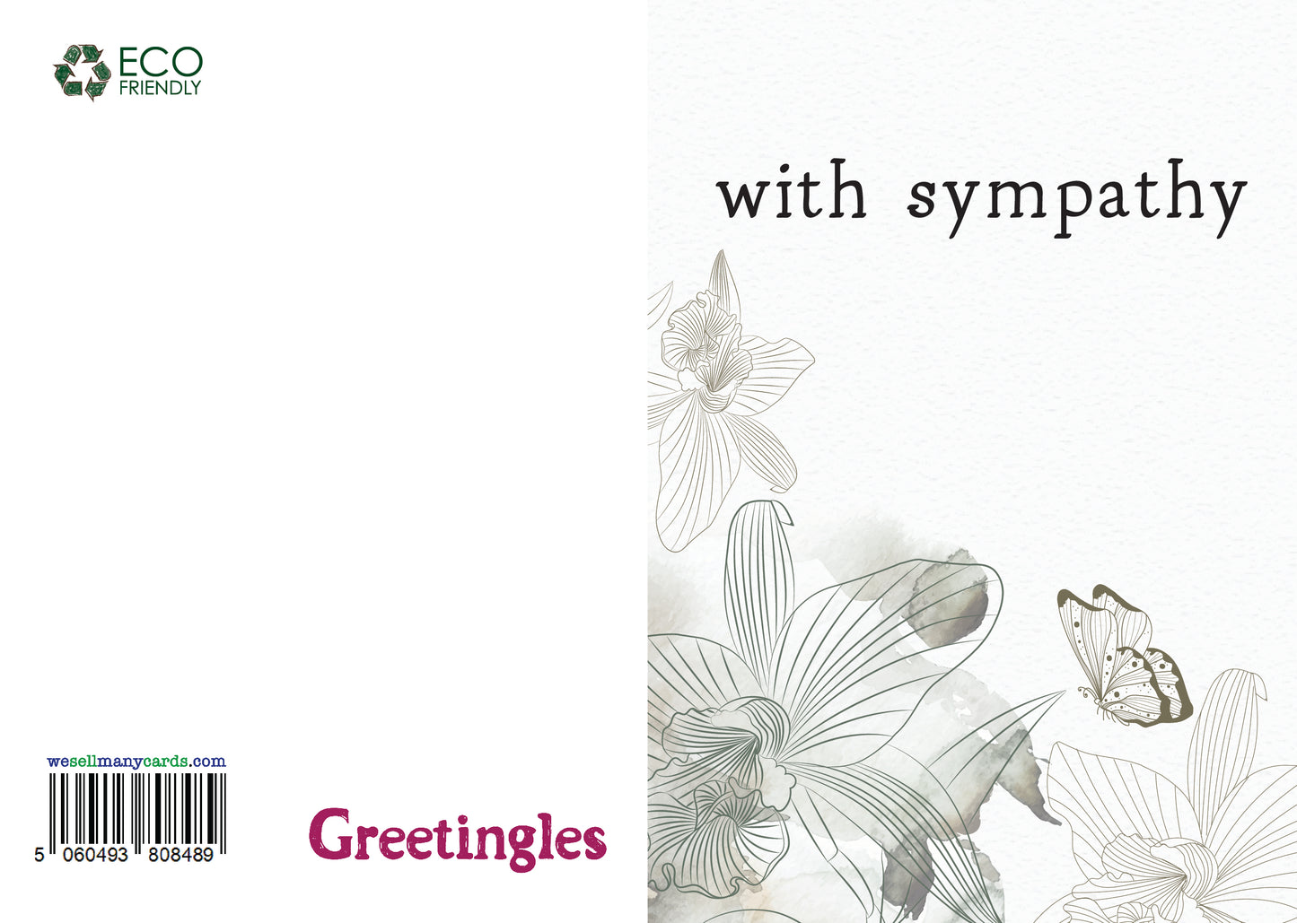 Greetingles Pack of 10 Sympathy Cards