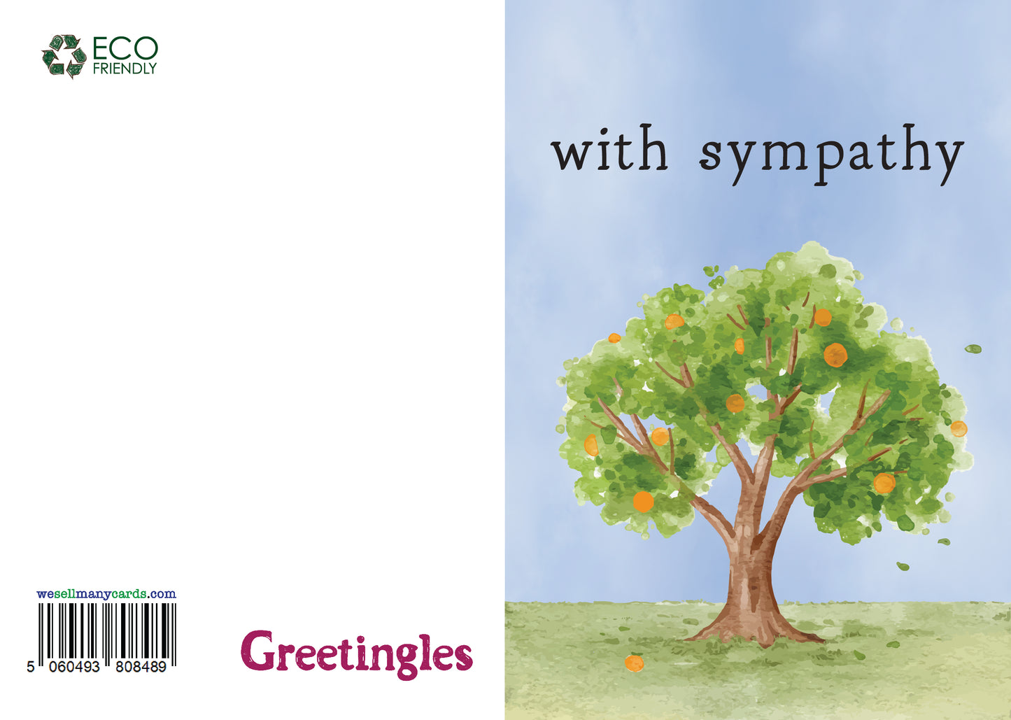 Greetingles Pack of 10 Sympathy Cards