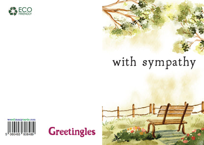 Greetingles Pack of 10 Sympathy Cards