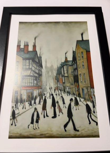 Chester - A4 Size Giclée Art Print. Lowry Style Art Print. Available Framed and Unframed.