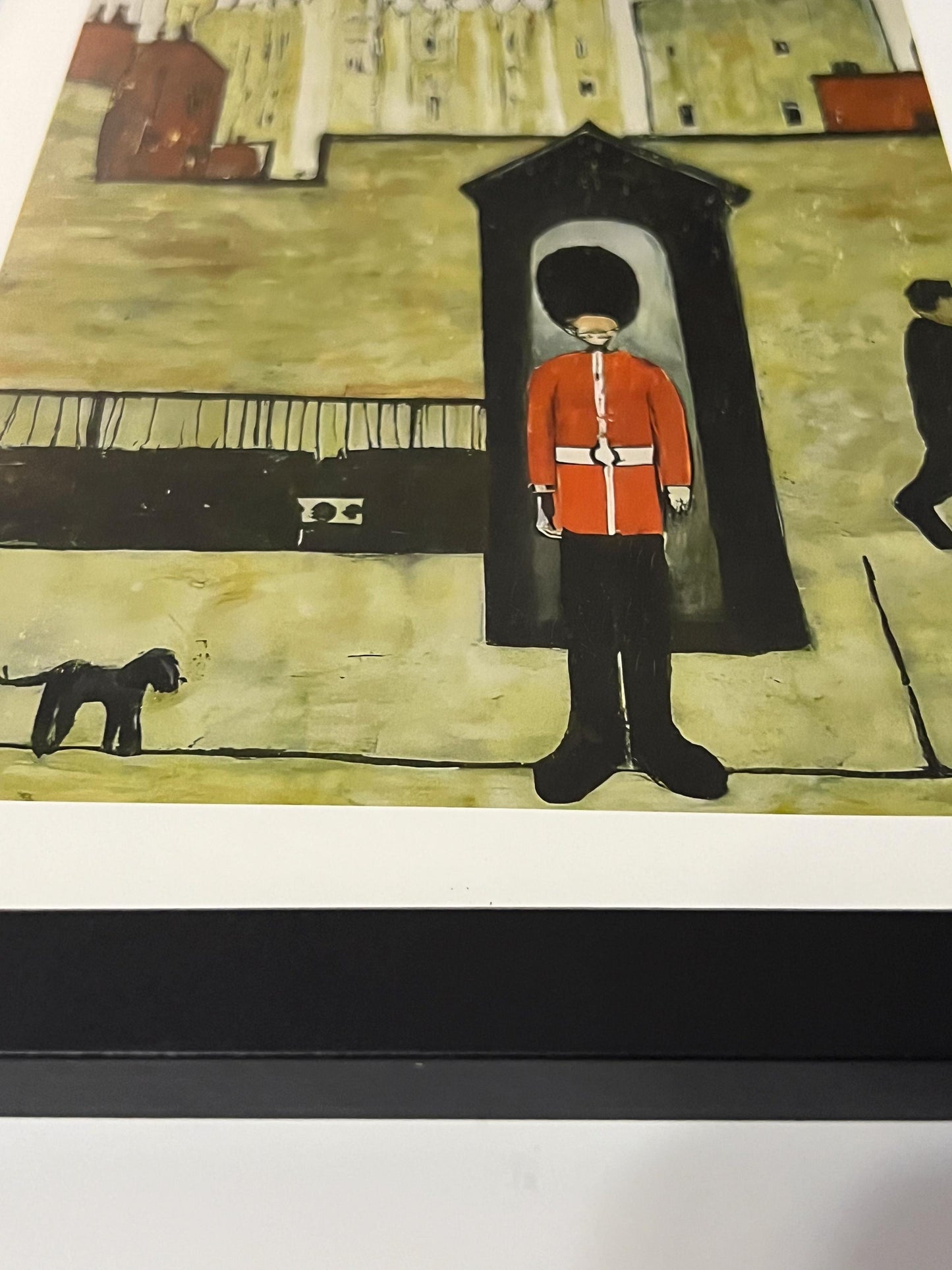 On Guard Tower of London - A4 Size Giclée Art Print. Lowry Style Art Print. Available Framed and Unframed.